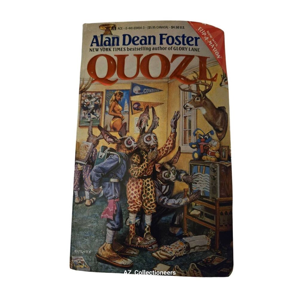 Quozl by Alan Dean Foster - ace science fiction - isbn 0441694543
